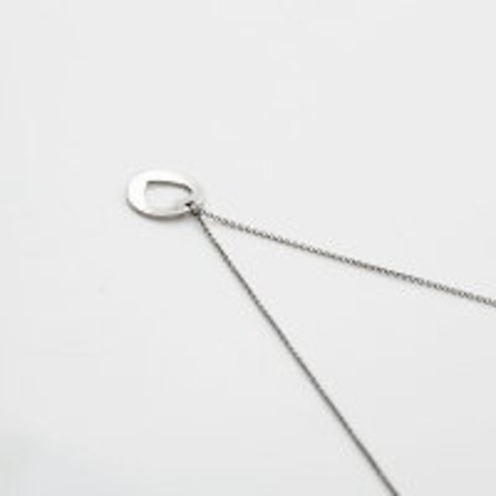 Tiffany Stencil Heart Silver Necklace - Picture 5 of 9